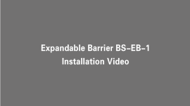 Expandable Barrier BS-EB-1 Installation Video