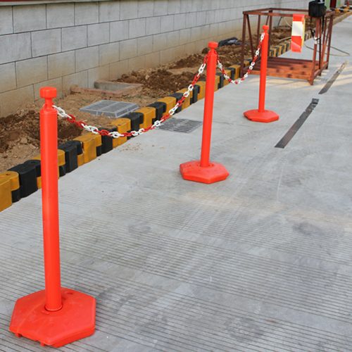 Plastic Stanchion with Water Filled Base