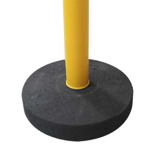 Plastic Stanchion with Heavy Rubber Base