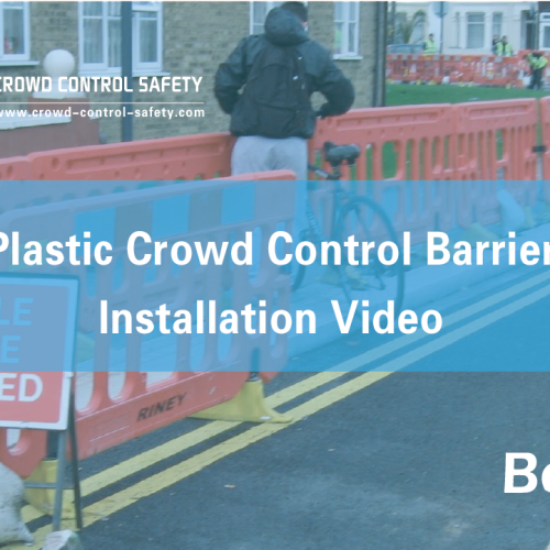 2M Plastic Crowd Control Barrier