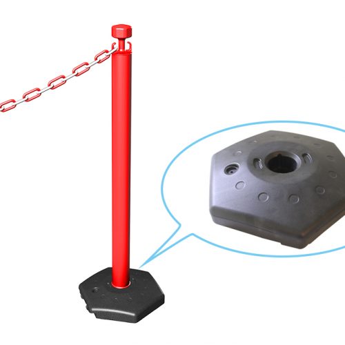 Plastic Stanchion with Water Filled Base