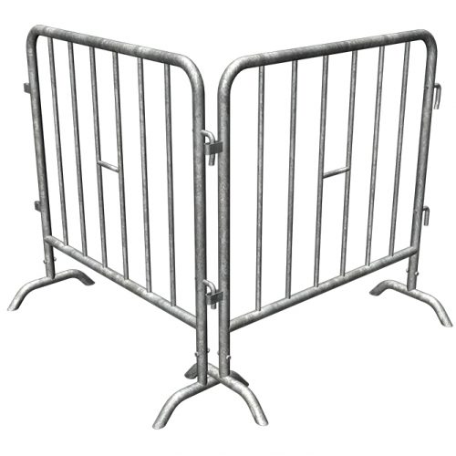 C Style Bottom Steel Crowd Control Barrier