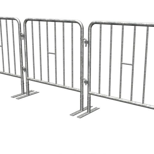 T Style Bottom Steel Crowd Control Barrier