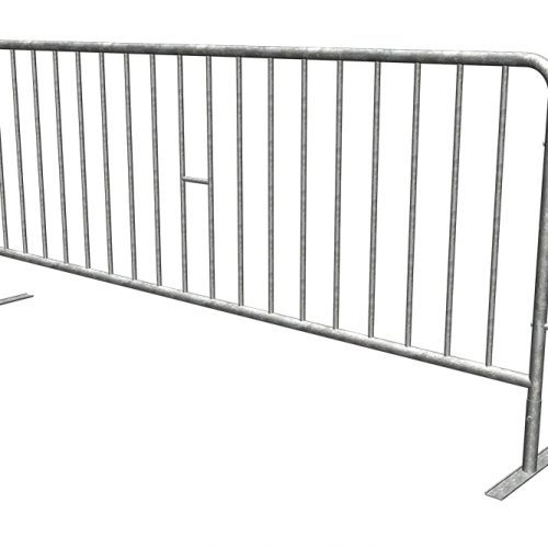 T Style Bottom Steel Crowd Control Barrier