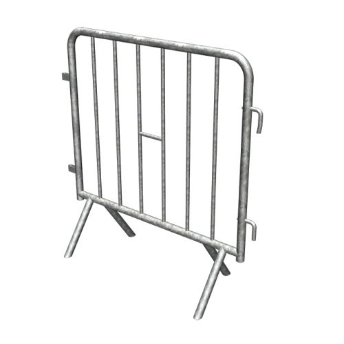 X Style Bottom Steel Crowd Control Barrier