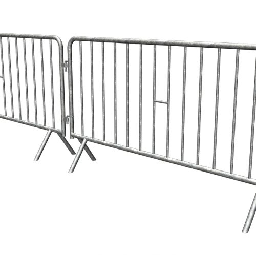 X Style Bottom Steel Crowd Control Barrier