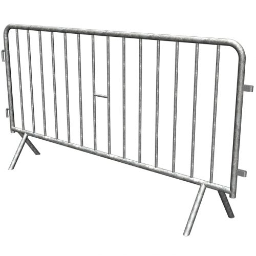 X Style Bottom Steel Crowd Control Barrier